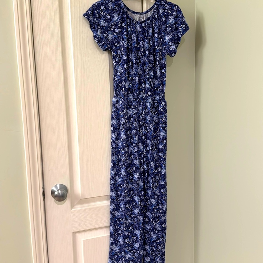 Bixby Nomad Blue floral jumpsuit